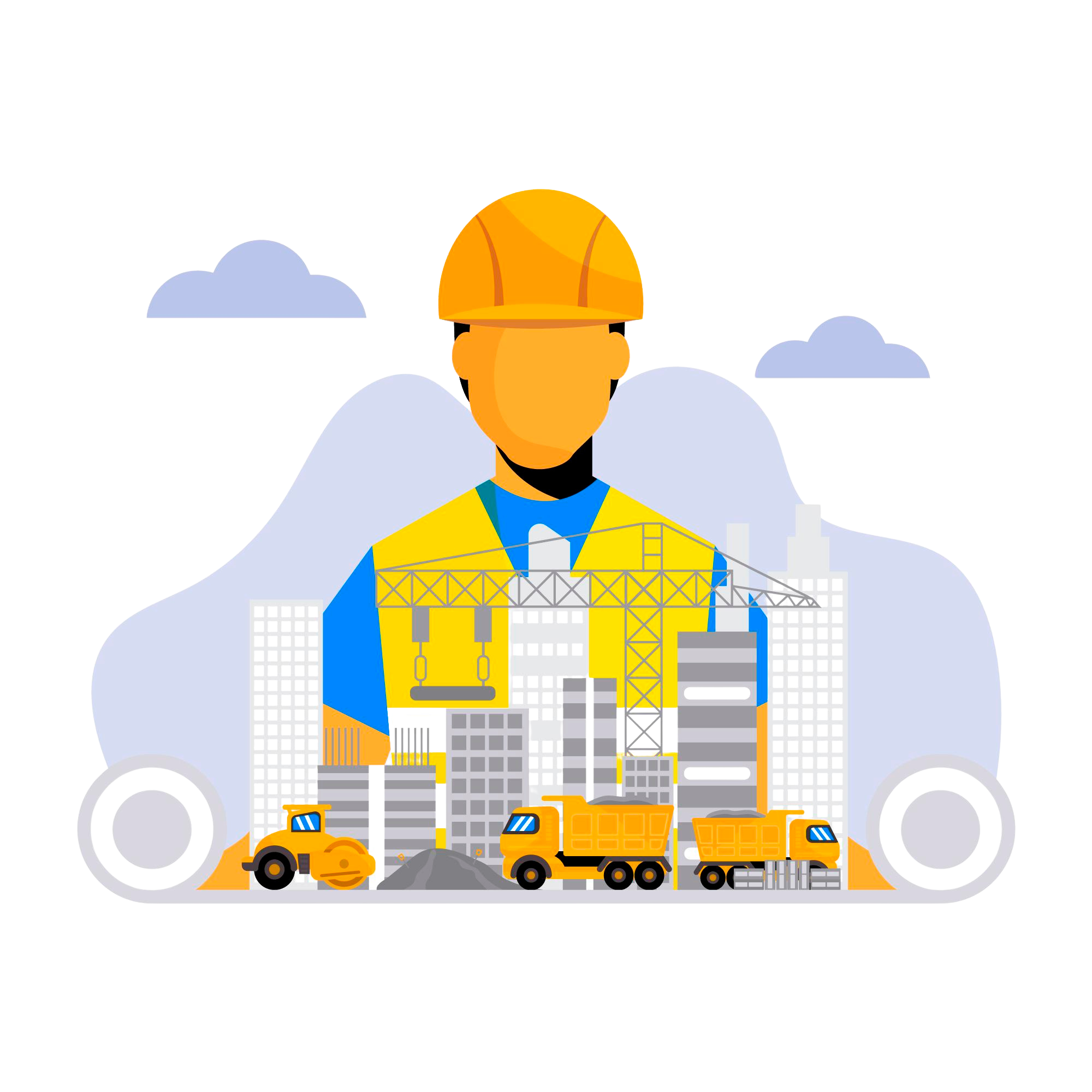 Veterinary professionals illustration