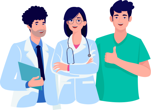 Ayush professionals illustration